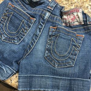 True Religion Indigo Denim Shorts